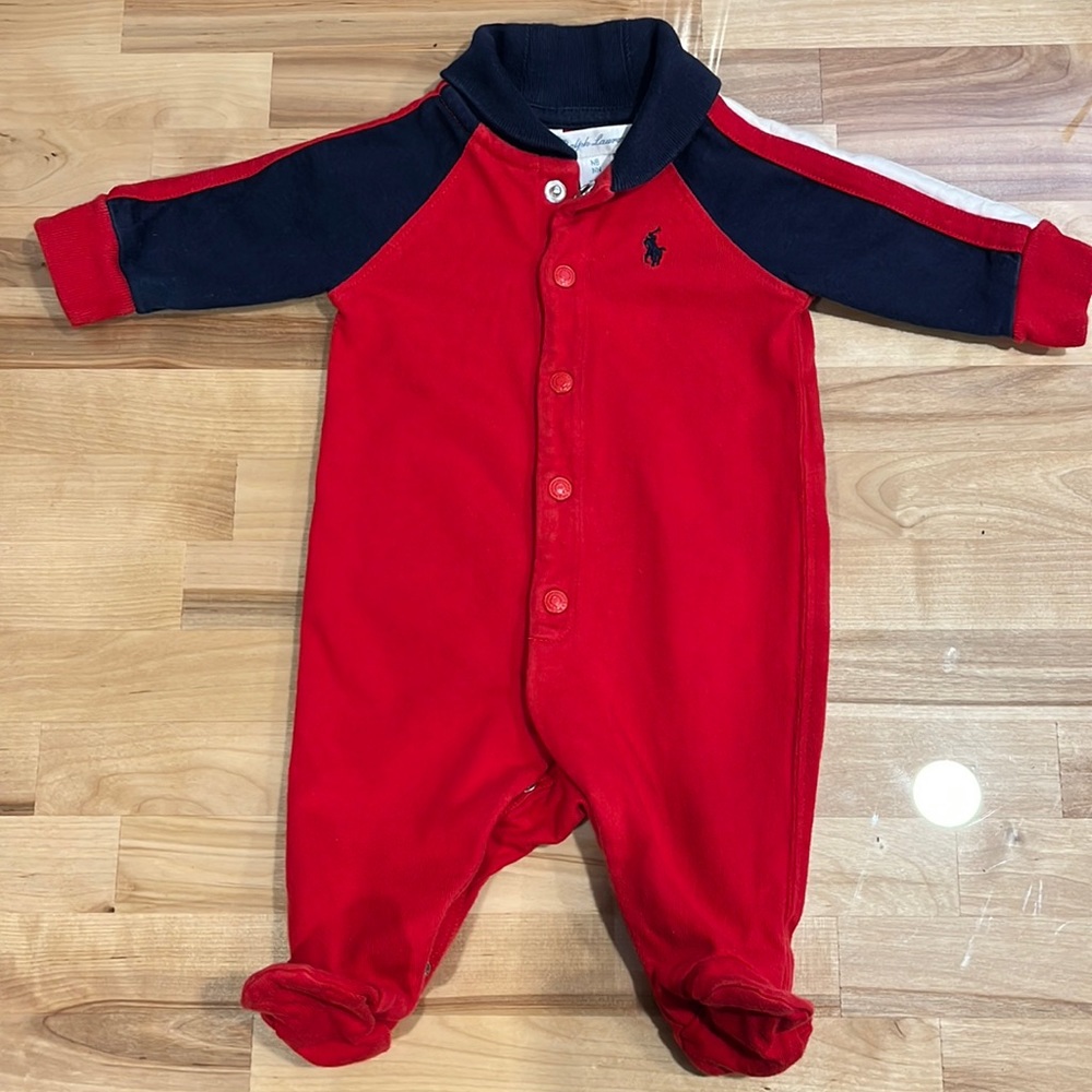 GUC Ralph Lauren coverall Polo Newborn